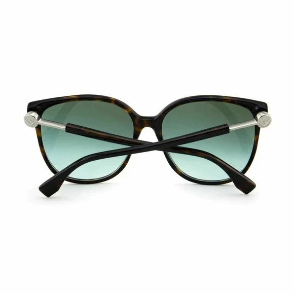New Fendi Women Oversized Sunglasses FF-0374S-086-EQ Havana Brown Rectangular - Picture 6 of 8